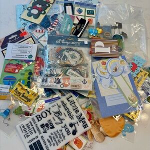 Giant - BOY Scrapbooking Lot